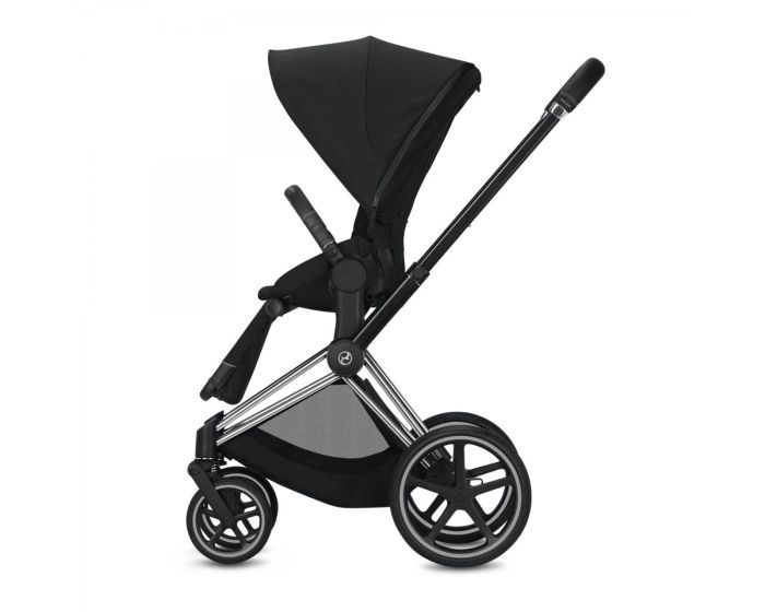 Коляска 2 в 1 Cybex Priam Lux (Deep Black Chrome Black)