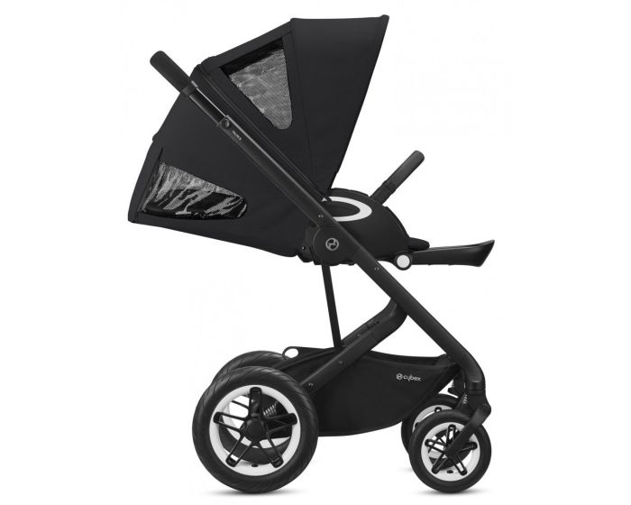 Коляска 2 в 1 Cybex Talos S Lux (Deep Black)