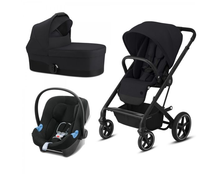 Коляска 3 в 1 Cybex Balios S Lux Deep Black