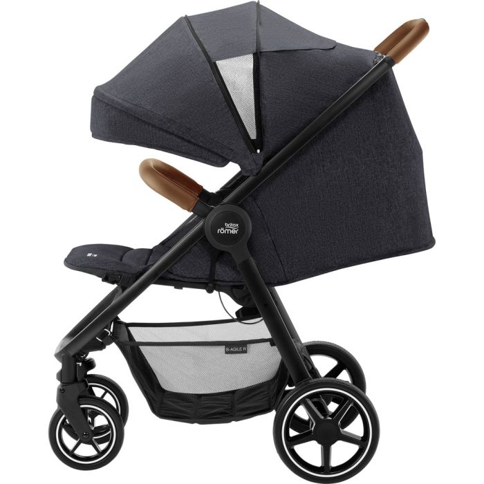 Прогулянкова коляска BRITAX-ROMER B-AGILE R (Black Shadow/Brown)