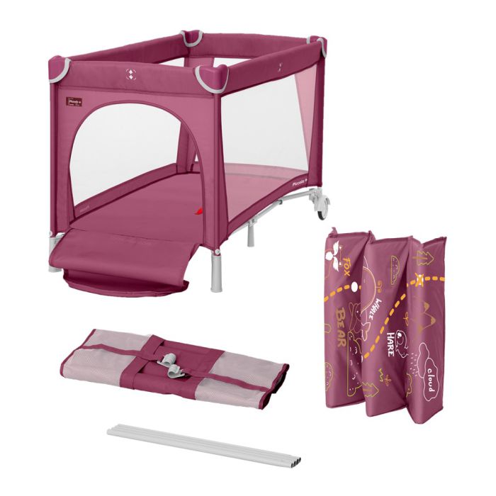 Манеж CARRELLO Piccolo+ CRL-11501/2 Orchid Purple с двумя уровнями дна