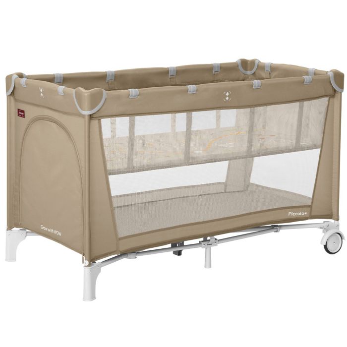 Манеж CARRELLO Piccolo+ CRL-11501/2 Sand Beige с двумя уровнями дна