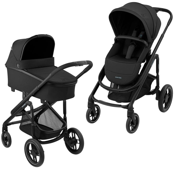 Коляска 2 в 1 MAXI-COSI Plaza Plus (Essential Black)