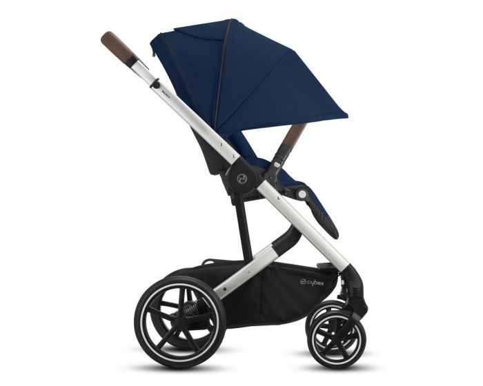 Прогулочная коляска Cybex Balios S Lux SLV (Navy Blue)