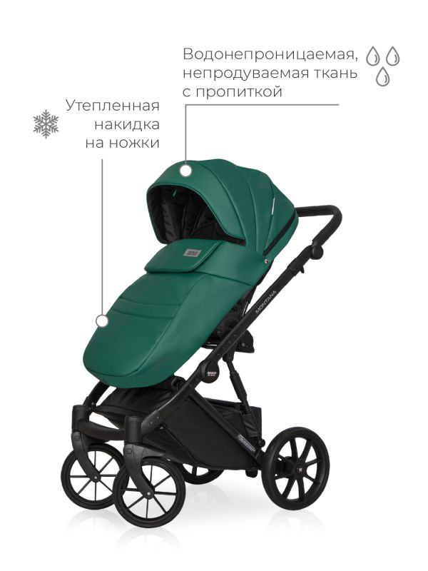 Коляска 2 в 1 Riko Montana Ecco 13 Emerald