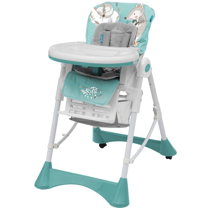 Стульчик для кормления Baby Design Pepe New (05 Turquoise)