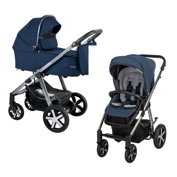 Коляска 2 в 1 Baby Design HUSKY XL (203 NAVY)