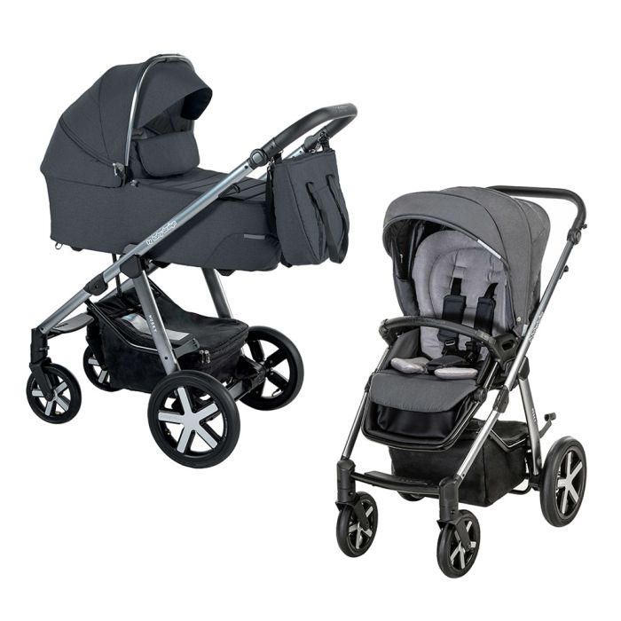 Коляска 2 в 1 Baby Design HUSKY XL (217 GRAPHITE)